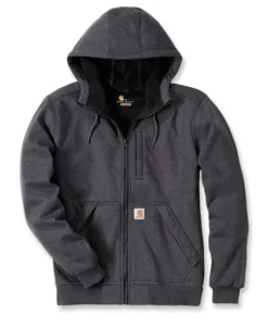 Vest Carhartt Men Wind Fighter Hooded Sweatshirt Carbon Heather