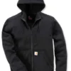 Vest Carhartt Men Wind Fighter Hooded Sweatshirt Black