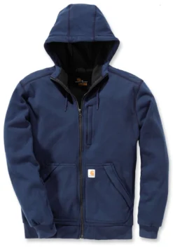 Vest Carhartt Men Wind Fighter Hooded Sweatshirt Navy