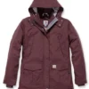 Jas Carhartt Women Shoreline Jacket Deep Wine