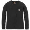 T-Shirt Carhartt Women Workwear Pocket L/S T-Shirt Black
