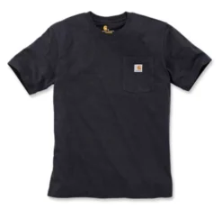 T-Shirt Carhartt Men Workwear Pocket S/S Black