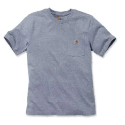 T-Shirt Carhartt Men Workwear Pocket S/S Heather Grey