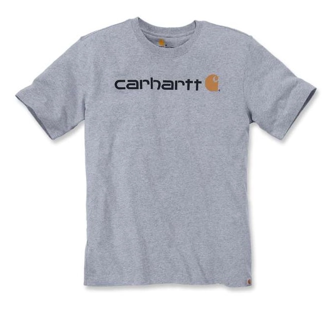 T-Shirt Carhartt Men Core Logo S/S Heather Grey 1 T-Shirt Carhartt Men Core Logo S/S Heather Grey