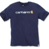 T-Shirt Carhartt Men Core Logo S/S Navy