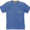 T-Shirt Carhartt Men Fishing S/S Inf. Blue Heather
