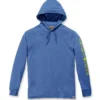 Trui Carhartt Men Fishing Hooded L/S Blue Heather