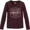 T-Shirt Carhartt Women Graphic L/S Fudge Heather