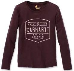 T-Shirt Carhartt Women Graphic L/S Fudge Heather