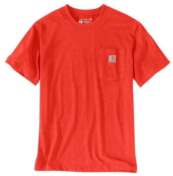 T-Shirt Carhartt Men K87 Pocket S/S Currant Heather 1 T-Shirt Carhartt Men K87 Pocket S/S Currant Heather