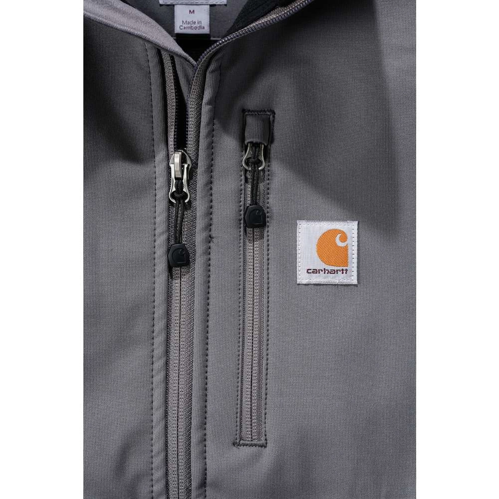 Jas Carhartt Men Crowley Soft Shell Jacket Charcoal 2 Jas Carhartt Men Crowley Soft Shell Jacket Charcoal - Afbeelding 2
