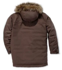 Jas Carhartt Men Quick Duck Sawtooth Parka Dark Canyon Brown -Carhartt Werkout Verkoopwinkel 2 EU 102728 209 B