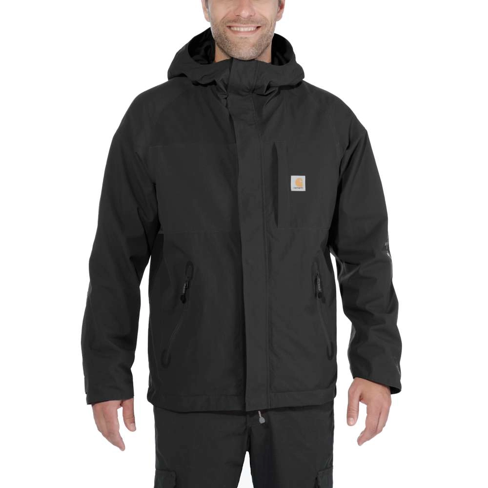 Jas Carhartt Men Angler Jacket Black 2 Jas Carhartt Men Angler Jacket Black - Afbeelding 2