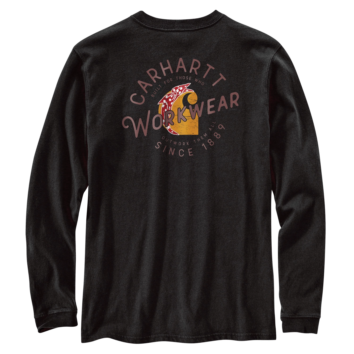 T-Shirt Carhartt Women Workwear Graphic Pocket Black 2 T-Shirt Carhartt Women Workwear Graphic Pocket Black - Afbeelding 2