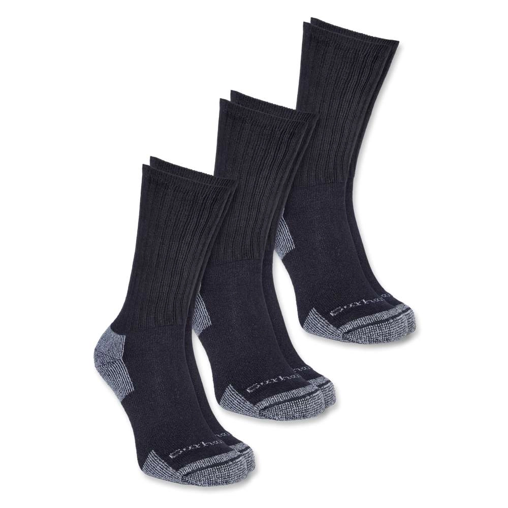 Sokken Carhartt Men All-Season Cotton Sock Black (3 Paar) 2 Sokken Carhartt Men All-Season Cotton Sock Black (3 Paar) - Afbeelding 2