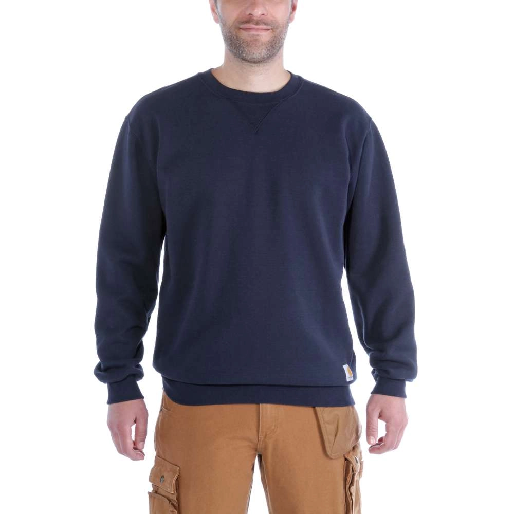 Trui Carhartt Men Midweight Crewneck Sweatshirt New Navy 2 Trui Carhartt Men Midweight Crewneck Sweatshirt New Navy - Afbeelding 2