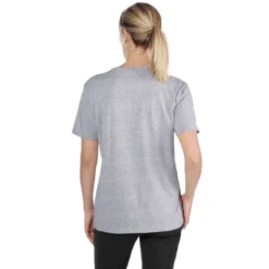 T-Shirt Carhartt Women Wk195 Workwear Logo Graphic S/S Heather Grey -Carhartt Werkout Verkoopwinkel 3 EU 103592 034 AVB