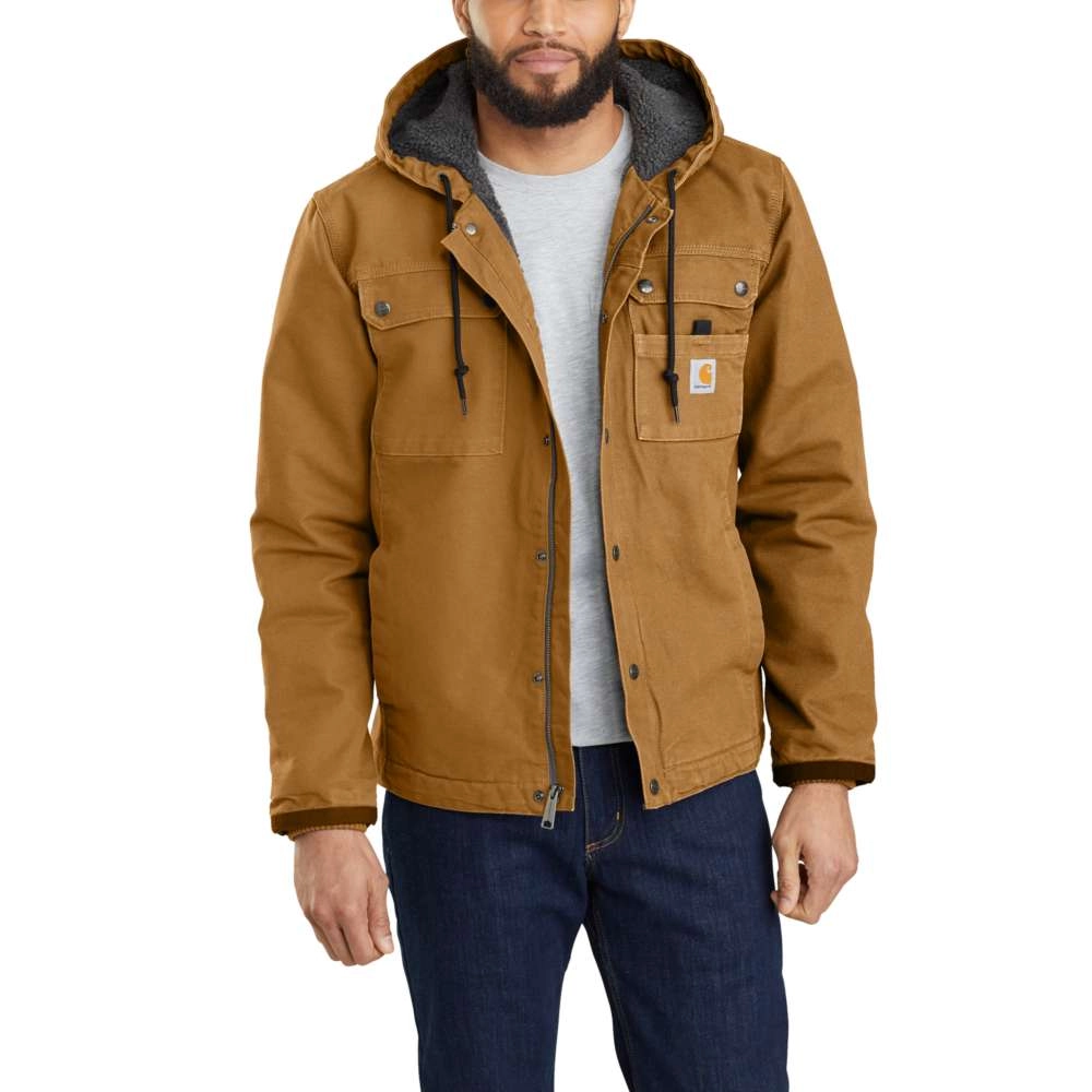Jas Carhartt Men Bartlett Jacket Carhartt Brown 3 Jas Carhartt Men Bartlett Jacket Carhartt Brown - Afbeelding 3
