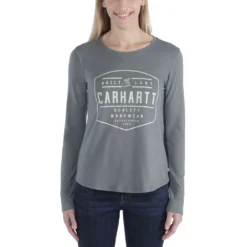T-Shirt Carhartt Women Graphic L/S Balsam Green -Carhartt Werkout Verkoopwinkel 3 EU 103929 G02