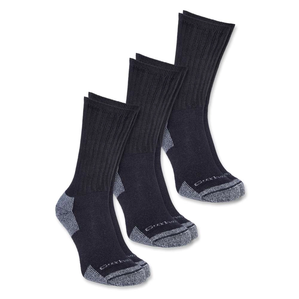 Sokken Carhartt Men All-Season Cotton Sock Black (3 Paar) 3 Sokken Carhartt Men All-Season Cotton Sock Black (3 Paar) - Afbeelding 3