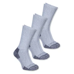 Sokken Carhartt Men All-Season Cotton Sock Gray (3 Paar) 5 Sokken Carhartt Men All-Season Cotton Sock Gray (3 Paar) -Carhartt Werkout Verkoopwinkel 3 EU A62 3 GRY F