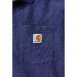 Polo Carhartt Men Work Pocket S/S D.Cobalt B.Heather -Carhartt Werkout Verkoopwinkel 3 EU K570 413 D1