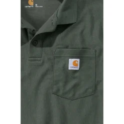 Polo Carhartt Men Work Pocket S/S Moss -Carhartt Werkout Verkoopwinkel 3 EU K570 MOS D