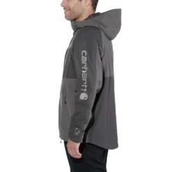 Jas Carhartt Men Angler Jacket Gravel Shadow -Carhartt Werkout Verkoopwinkel 4 EU 102990 081 AVL