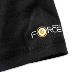 Polo Carhartt Men Force Cotton Delmont Pocket Black -Carhartt Werkout Verkoopwinkel 4 EU 103569 001 D