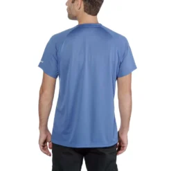 T-Shirt Carhartt Men Fishing S/S Inf. Blue Heather -Carhartt Werkout Verkoopwinkel 5 EU 103570 445 AVB