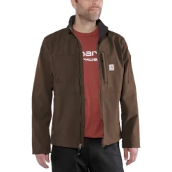 Jas Carhartt Men Rough Cut Jacket Dark Coffee -Carhartt Werkout Verkoopwinkel 6 EU 102703 909 M