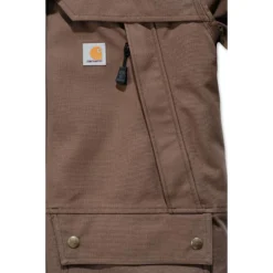 Jas Carhartt Men Quick Duck Sawtooth Parka Dark Canyon Brown -Carhartt Werkout Verkoopwinkel 6 EU 102728 209 D4