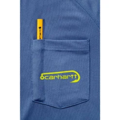 T-Shirt Carhartt Men Fishing S/S Inf. Blue Heather -Carhartt Werkout Verkoopwinkel 6 EU 103570 445 D2