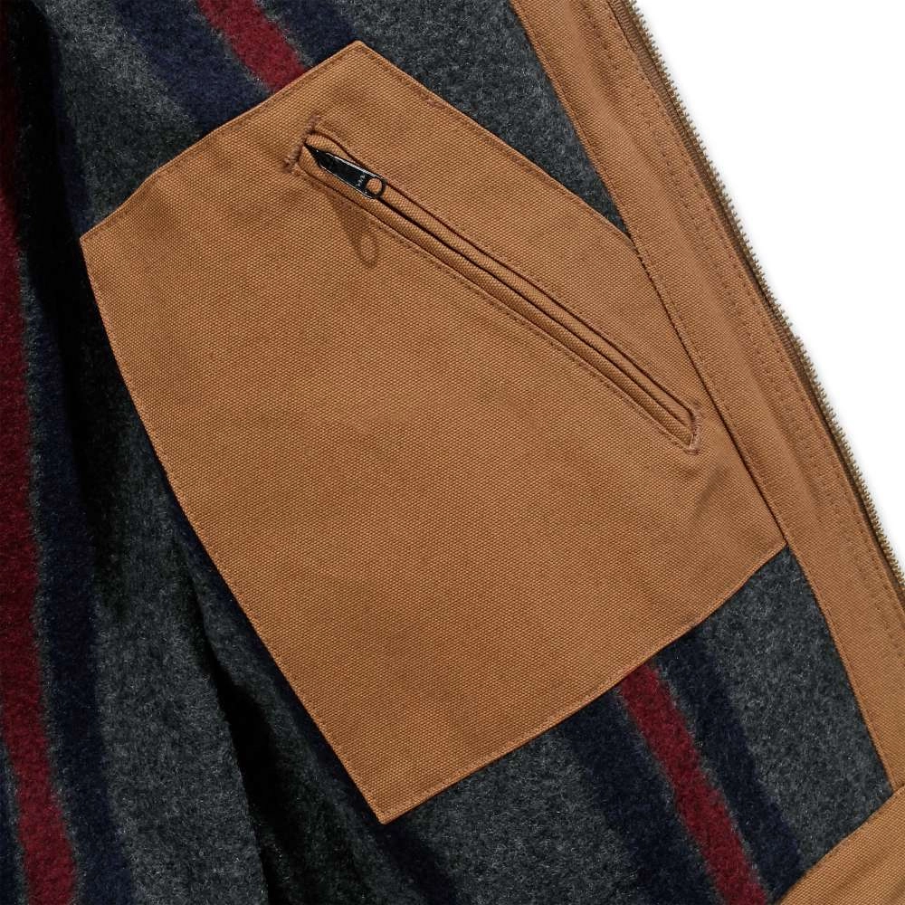 Jas Carhartt Men Duck Detroit Jacket Carhartt Brown 6 Jas Carhartt Men Duck Detroit Jacket Carhartt Brown - Afbeelding 6