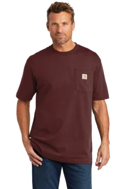 T-Shirt Carhartt Men K87 Pocket S/S Port