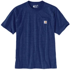 T-Shirt Carhartt Men K87 Pocket S/S Scout Blue Snow Heather