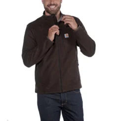 Vest Carhartt Men Dalton Full Zip Fleece Tarmac Heather -Carhartt Werkout Verkoopwinkel Dalton20Tarmac3