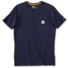 T-Shirt Carhartt Men Force Cotton T-Shirt S/S Navy