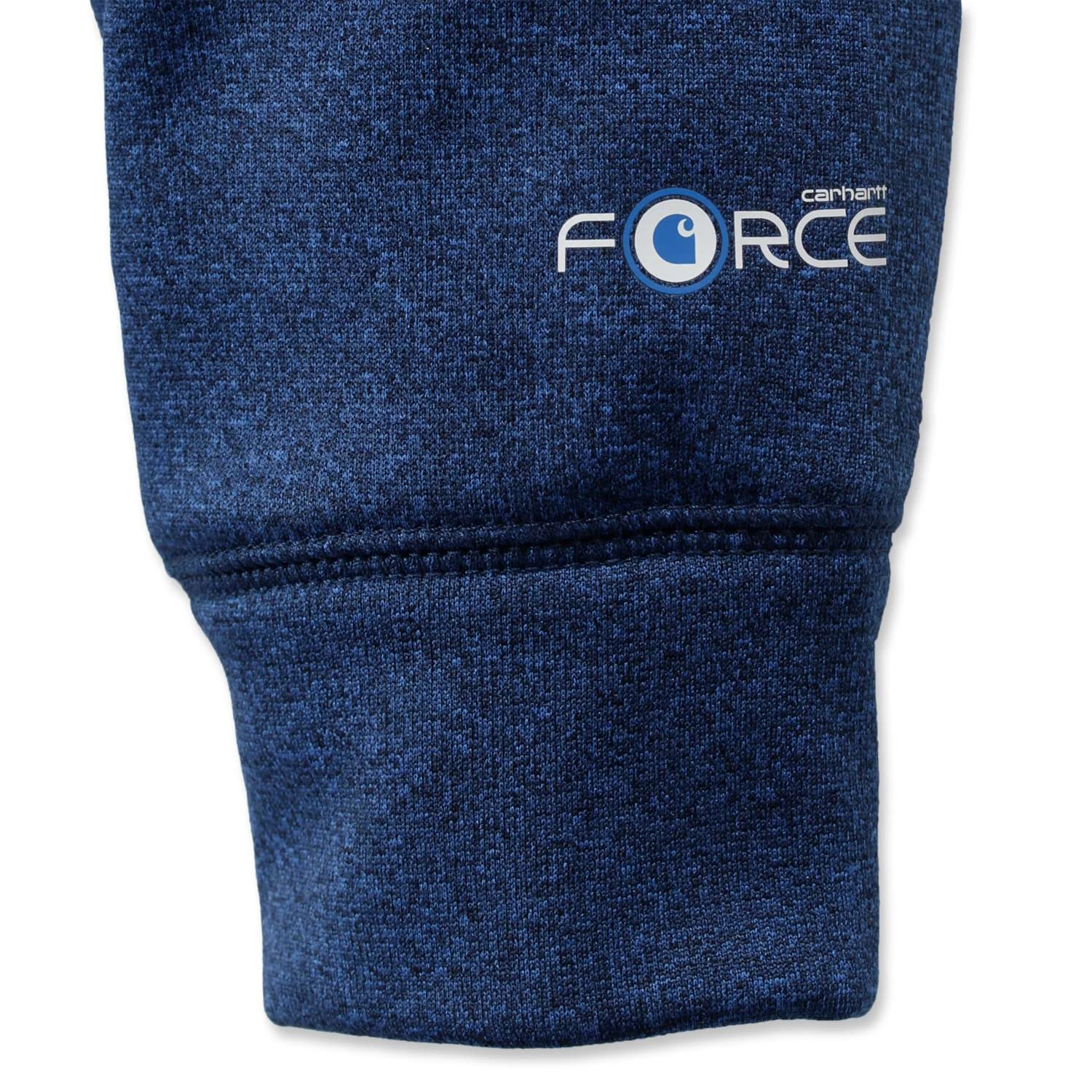 Trui Carhartt Men Force Extremes Logo Hooded Sweatshirt Huron Heather 6 Trui Carhartt Men Force Extremes Logo Hooded Sweatshirt Huron Heather - Afbeelding 6