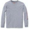 Shirt Carhartt Women Workwear Logo L/S Heather Grey