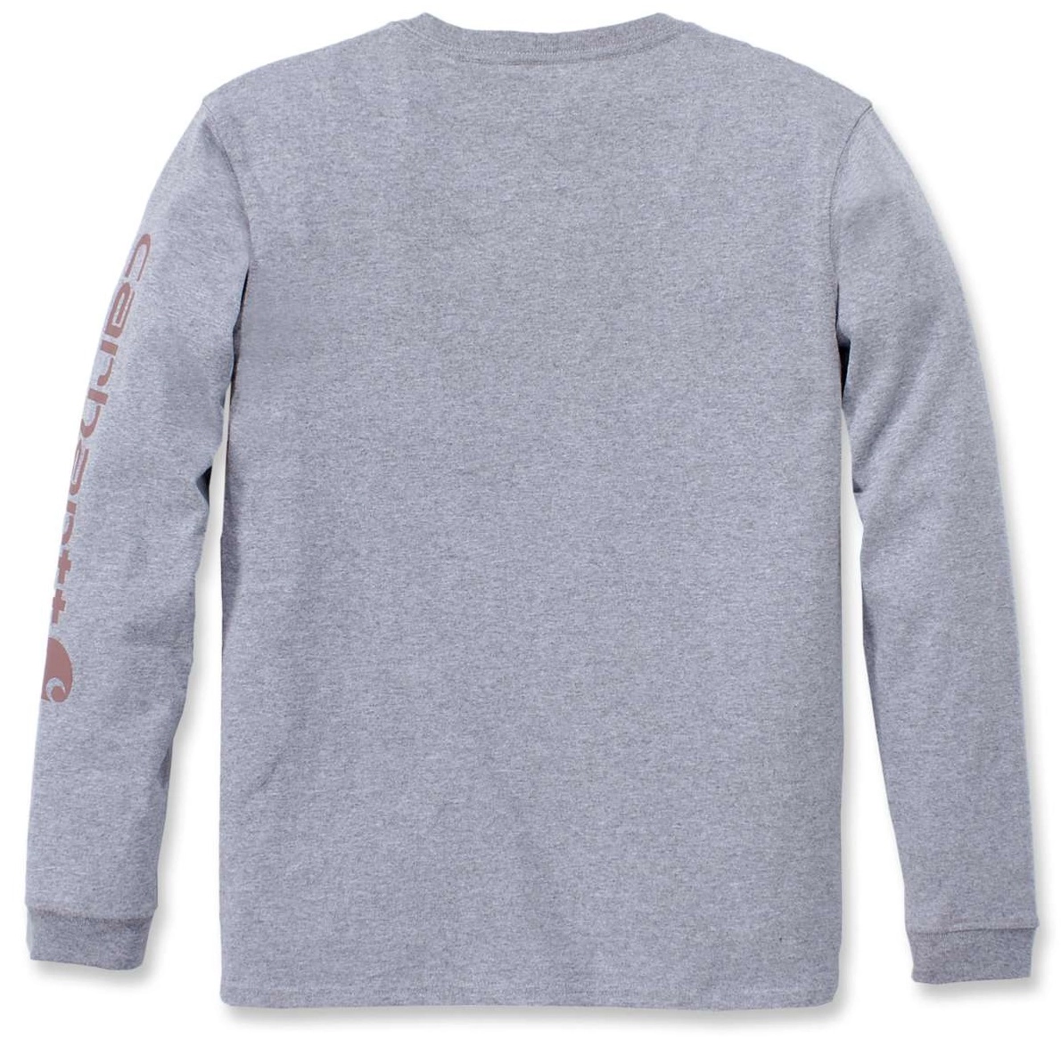 Shirt Carhartt Women Workwear Logo L/S Heather Grey 3 Shirt Carhartt Women Workwear Logo L/S Heather Grey - Afbeelding 3