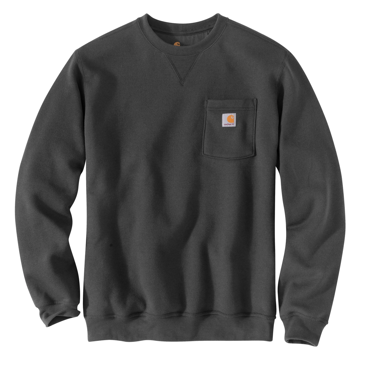 Trui Carhartt Men Crewneck Pocket Sweatshirt Carbon Heather 1 Trui Carhartt Men Crewneck Pocket Sweatshirt Carbon Heather