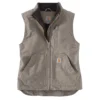 Bodywarmer Carhartt Women Sherpa Lined Mock Neck Vest Taupe Grey