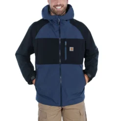 Jas Carhartt Men Force Hooded Jacket Dark Blue Navy 14 Jas Carhartt Men Force Hooded Jacket Dark Blue Navy -Carhartt Werkout Verkoopwinkel EU 104245 492 C