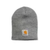 Muts Carhartt Men Acrylic Knit Hat Heather Grey