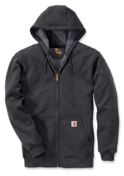 Vest Carhartt Men Zip Hooded Sweatshirt Carbon Heather