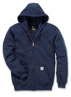Vest Carhartt Men Zip Hooded Sweatshirt New Navy