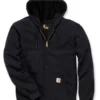 Vest Carhartt Men Zip Hooded Sweatshirt Black