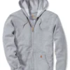 Vest Carhartt Men Zip Hooded Sweatshirt Heather Grey