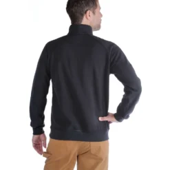 Trui Carhartt Men Quarter-Zip Mock-Neck Sweatshirt Black -Carhartt Werkout Verkoopwinkel EU K503 BLK MB